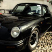 Porsche 911 Sc Targa In Black Poster