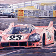 Porsche 917-20 Pink Pig Le Mans 1971 Joest Reinhold Poster