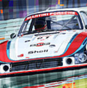 Porsche 935 Coupe Moby Dick Martini Racing Team Poster