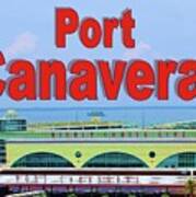 Port Canaveral Postcard Poster