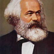 Portrait Of Karl Marx Poster