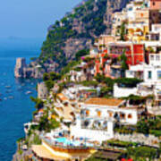 Positano On The Amalfi Coast Poster