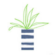 Potted Plant 2- Art By Linda Woods Poster