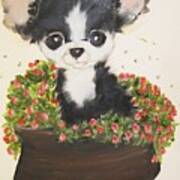 Potted Pup Poster