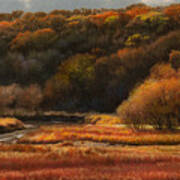 Prairie Autumn Stream No.2 Poster
