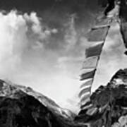 Prayer Flags In The Himalayas Poster