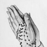 Praying Hands Poster