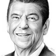 President Ronald Reagan Poster