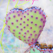 Prickly Heart Poster