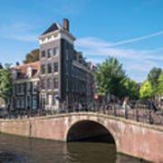 Prinsengracht Canal Street Scene, Amsterdam, Netherlands Poster