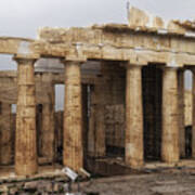 Propylaea Entrance To The Acropolis Poster