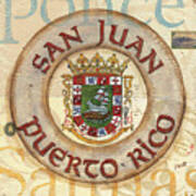 Puerto Rico Coat Of Arms Poster