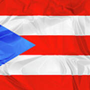 Puerto Rico Flag Poster