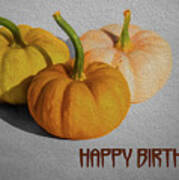 Pumpkin Birthday Poster