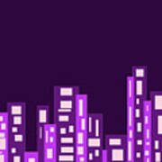 Purple City Poster
