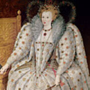 Queen Elizabeth I Of England And Ireland Poster