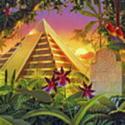 Rain Forest Pyramid Poster