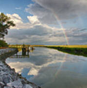 Rainbow Reflection Poster