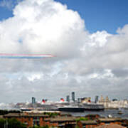 Red Arrows And The Three Queens Poster