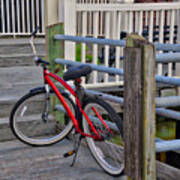 Red Bike Poster