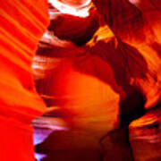 Red Canyon Walls Poster