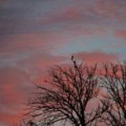 Red Morning Clouds 1 Poster