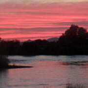 Red Sky At Night Poster