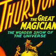Remastered Nostalgic Vintage Poster Art Thurston The Great Magician Wonder Show 20170415 V2 Poster