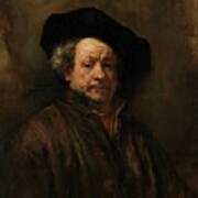 Rembrandt Self Portrait Poster
