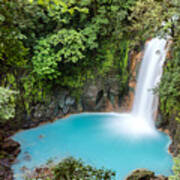 Rio Celeste Waterfall - Costa Rica Poster
