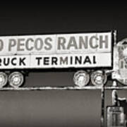 Rio Pecos Ranch Truck Terminal Poster