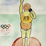 Rio2016 - Shot Putt Poster