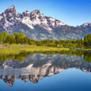 Ripples In The Tetons Poster