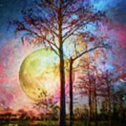 Rising In The Glade Painting Poster