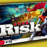Risk Board Game Painting Poster