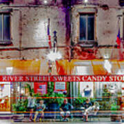 River Street Sweets Candy Store Savannah Georgia Poster