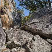 Robbers Cave Rocks Poster