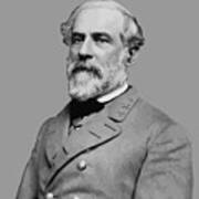 Robert E Lee - Confederate General Poster