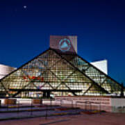 Rock Hall At Night Poster