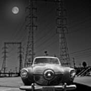 Studebaker Rocket Ship To The Moon Poster