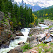 Rocky Mountain Stream Poster