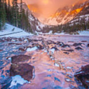 Rocky Mountain Sunrise Poster