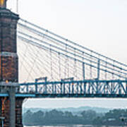 Roebling Bridge Poster