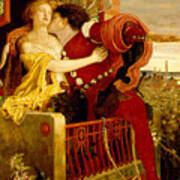 Romeo And Juliet Parting On The Balcony Poster