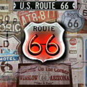 Route 66 Americas Main Street Poster