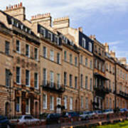 Row Houses In Bath England Poster