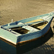 Rowboat At Twilight Poster