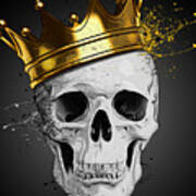 Royal Skull Poster