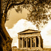 Ruins Of Ancient Agrigento Poster