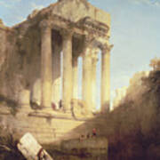 Ruins Of The Temple Of Bacchus Poster